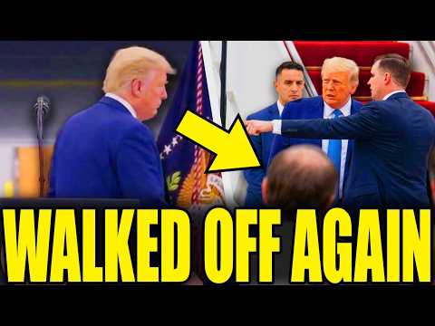 Thumbnail for Handlers Grab Trump As He Wanders Off Stage