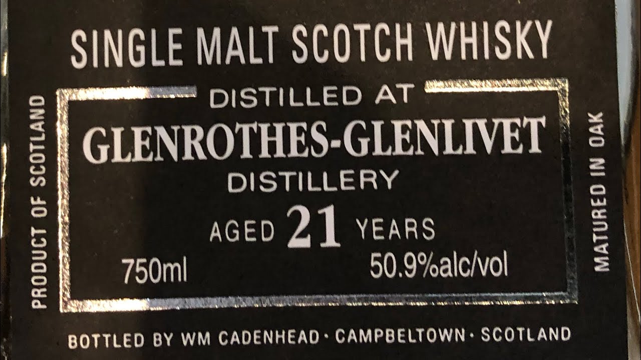 Glenrothes 21 Review 185 YouTube
