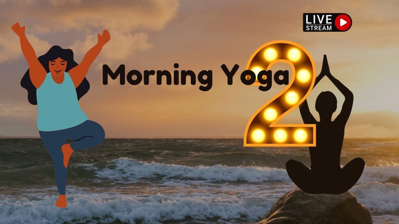 Live Morning yoga! 1 hr Restorative yoga with no standing poses || Move with Me 2