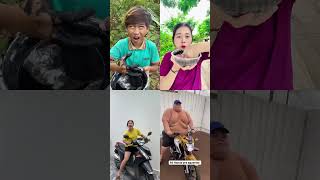 Transformasi Wajah Lucu & Naik Motor Kecil! 🎭🏍️✨