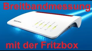 Breitbandmessung. Mit der Fritzbox Upload und Download direkt messen – ohne Speedtest. screenshot 2