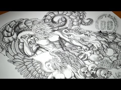 warrior--angel-and-dragon-tattoo