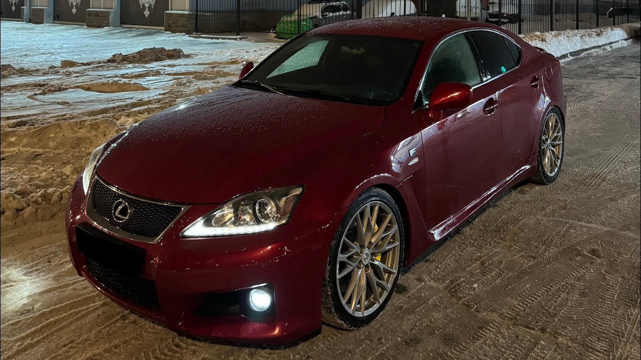 Купили легенду, красный LEXUS ISF, поездка в Лен область