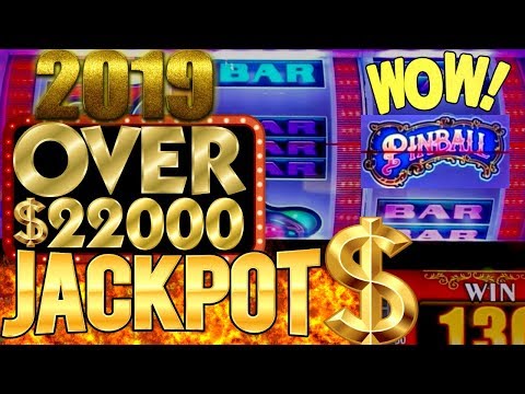 Over $22,000 Handpay Jackpots On High Limit 3 Reel Slot Machines - $75 Max Bet High Limit Pinball