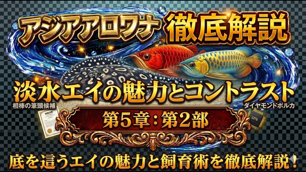 The ultimate companion for the Asian Arowana! The allure and care