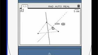 TI-Nspire Mini-Tutorial: Constructing the Circumcenter of a Triangle