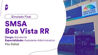 Simulado Final Smsa Boa Vista Rr  Assistente  Assistente Administrativo  Correo