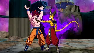 This Combo with BaseKu that only worked in Beerus... Dbfz