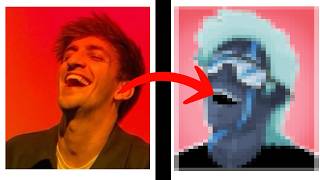 Redesigning Youtubers as their Iconic Logos