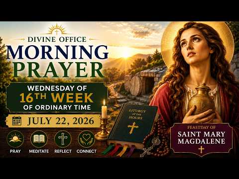 🙏 Divine Office – Morning Prayer | St. Mary Magdalene | July 22, 2026