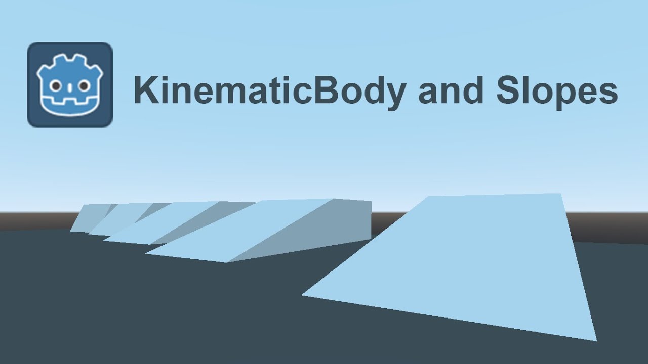 Prevent Godot KinematicBody from walking up steep slopes - YouTube