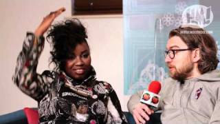 Holy Moly meets Misha B the morning after she was booted off X Factor