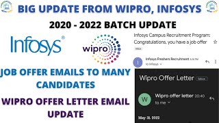 BIG UPDATE  FROM INFOSYS | WIPRO | JOB OFFER MAIL | WIPRO OFFER LETTER EMAIL UPDATE