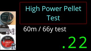 High power pellet test 5.5mm .22