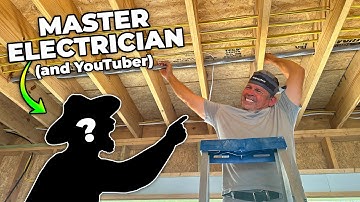 WIRING UP The Dream Garage!! New Build Electrical Rough In⚡️