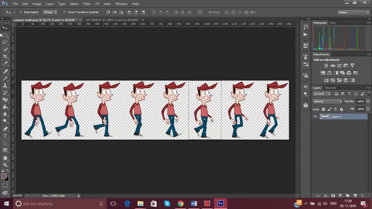 Creating an Animated GIF in Photoshop CC - YouTube