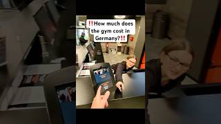 How much does the gym cost in Germany? #treadmill #dumbell #crosstraining #ellisrayson