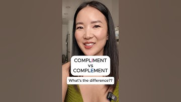 Do you know the difference between Compliment vs Complement?? #englishwords #shorts