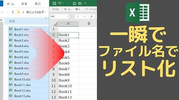 フォルダ内のファイル名を一瞬でエクセルでリスト化！【エクセル使い方講座】
