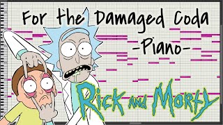 For the Damaged Coda - Blonde Redhead/Rick and Morty [Piano/MIDI]