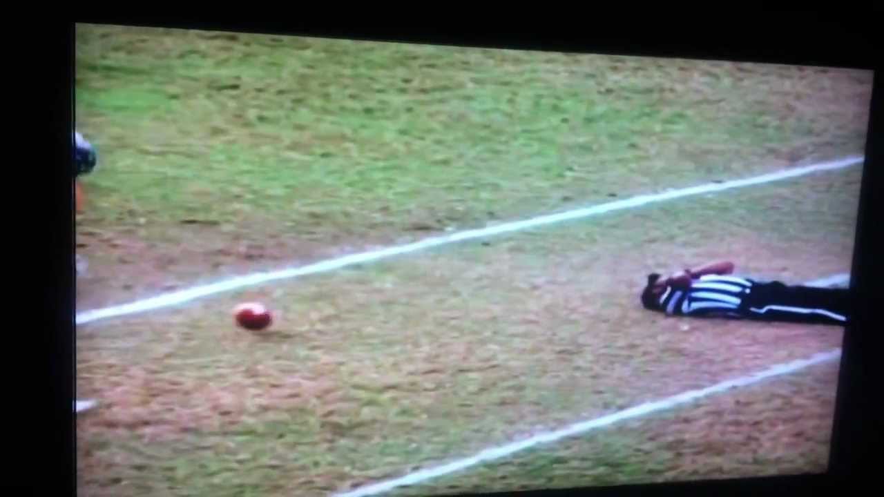 Referee Drilled in face with football, Suffers Broken Nose YouTube