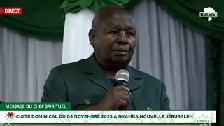 ORACLE DE SA DIVINITÉ TATA KIMBANGU KIANGANI DIEU LE SAINT-ESPRIT KIA 9 NOVEMBRE 2025
