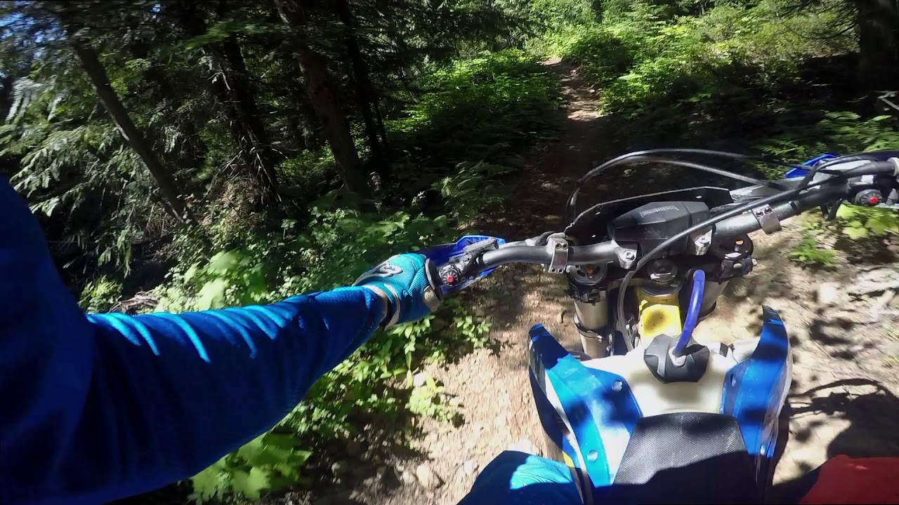 Dirtbiking BC trails