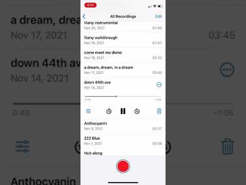 voice memos
