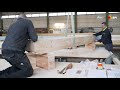 Wooden Préassemblage des fermes-treillis