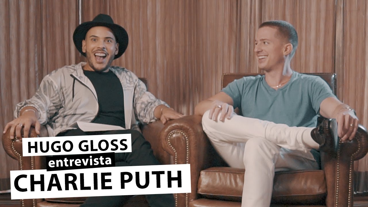 Hugo Gloss entrevista Charlie Puth, em sua primeira vinda ao Brasil