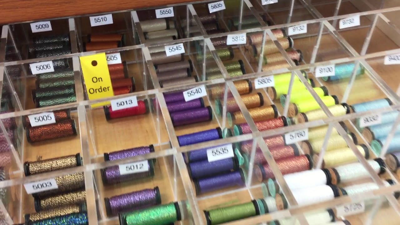 Flosstube #31: How to store your Kreinik thread stash