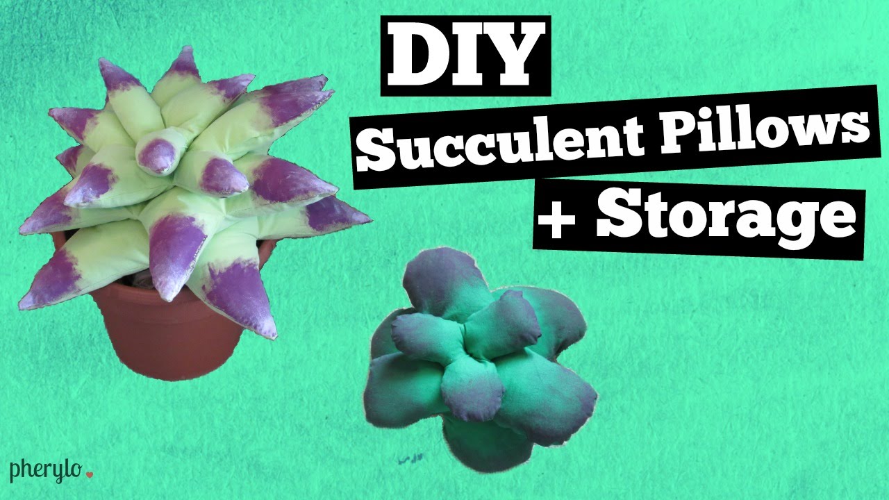 succulent pillow pattern
