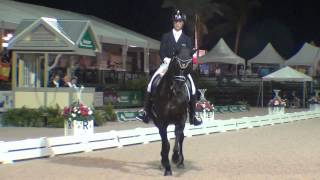 Juan Matute Jr. and Don Diego Ymas in FEI I1 Freestyle at Friday Night Stars 2014 AGDF