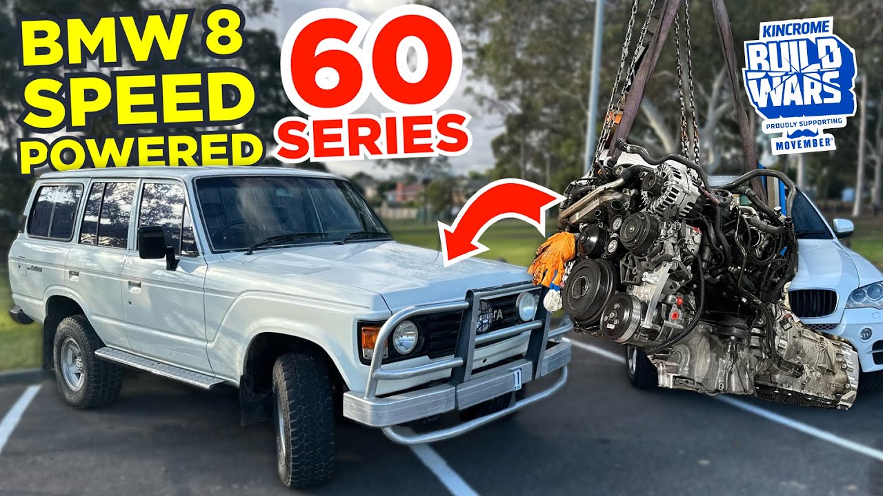 Engine swapping my Landcruiser with a BMW X5 8 Speed (N57) for $30K
