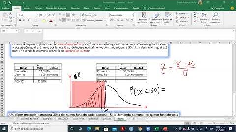 Distribución normar / Excel parte II