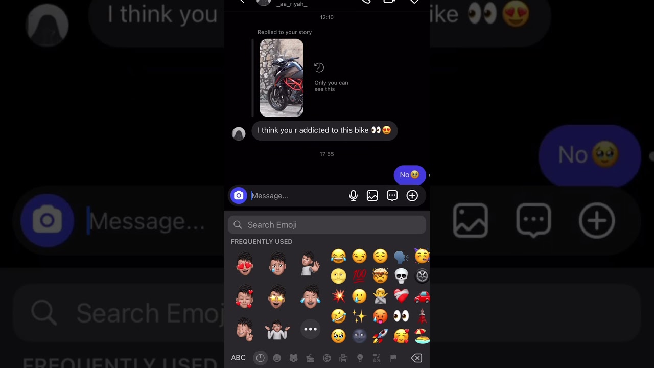 She:I think Your Addicted To This Bike 👀💝 ME:no🚀 