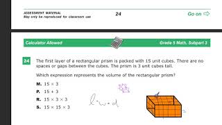 Question 21 (Used to be Question 24) - Grade 5 Math  - TNReady Practice Test
