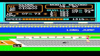 Track & Field (NES, 1987) Уровень 2 Long jump