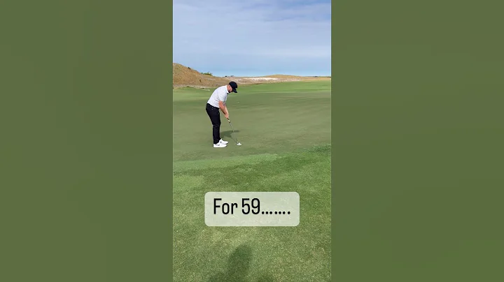 Alex Fitzpatrick Putt for 59 and this is what happ...