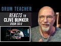 Drum Teacher Reacts to Clive Bunker - Drum Solo