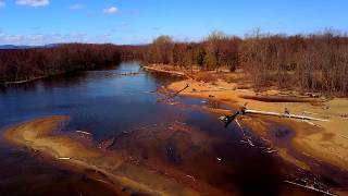 Ausable Point Beach Aerial View.