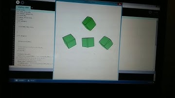 Rotating cube on processing
