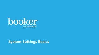 System Settings Basics