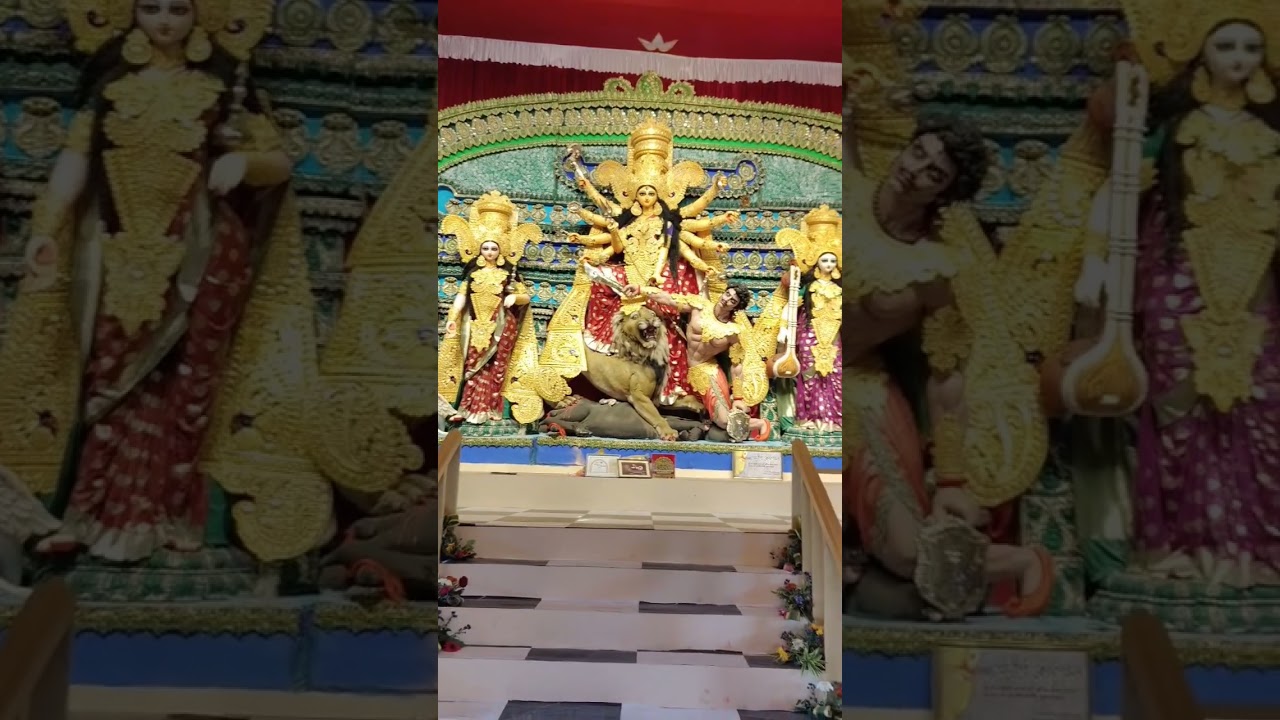 IB Block Salt Lake Puja 2025 | Dubai Theme with Real Gold 💛🔥 