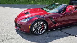 2017 Chevrolet Corvette Grand Sport Convertible 3LT Z07 Spice Red Edition