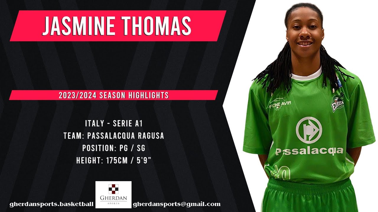 Jasmine Thomas Highlights 2023/2024 Season