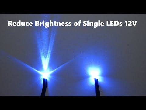 How to reduce brightness of led light 12v