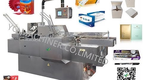cartoning machine with leaflet inserting equipment for medicine blister bottle box packer