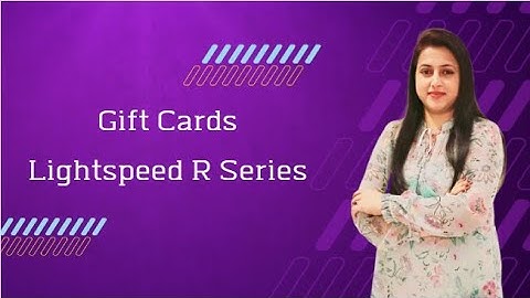 Lightspeed R Series | Gift cards
