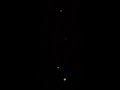 Orb Appears to Fly Toward a Blinking Aircraft Light - Strange Night Sky Footage